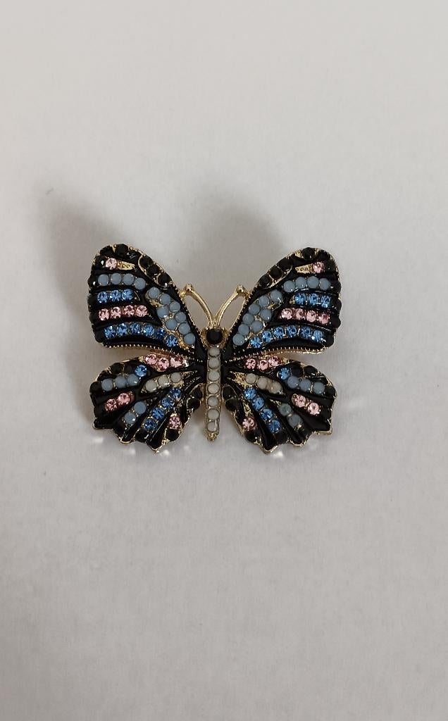 Vlinder broche, Overige materialen, Overige kleuren, Minder dan 4 cm, Nieuw