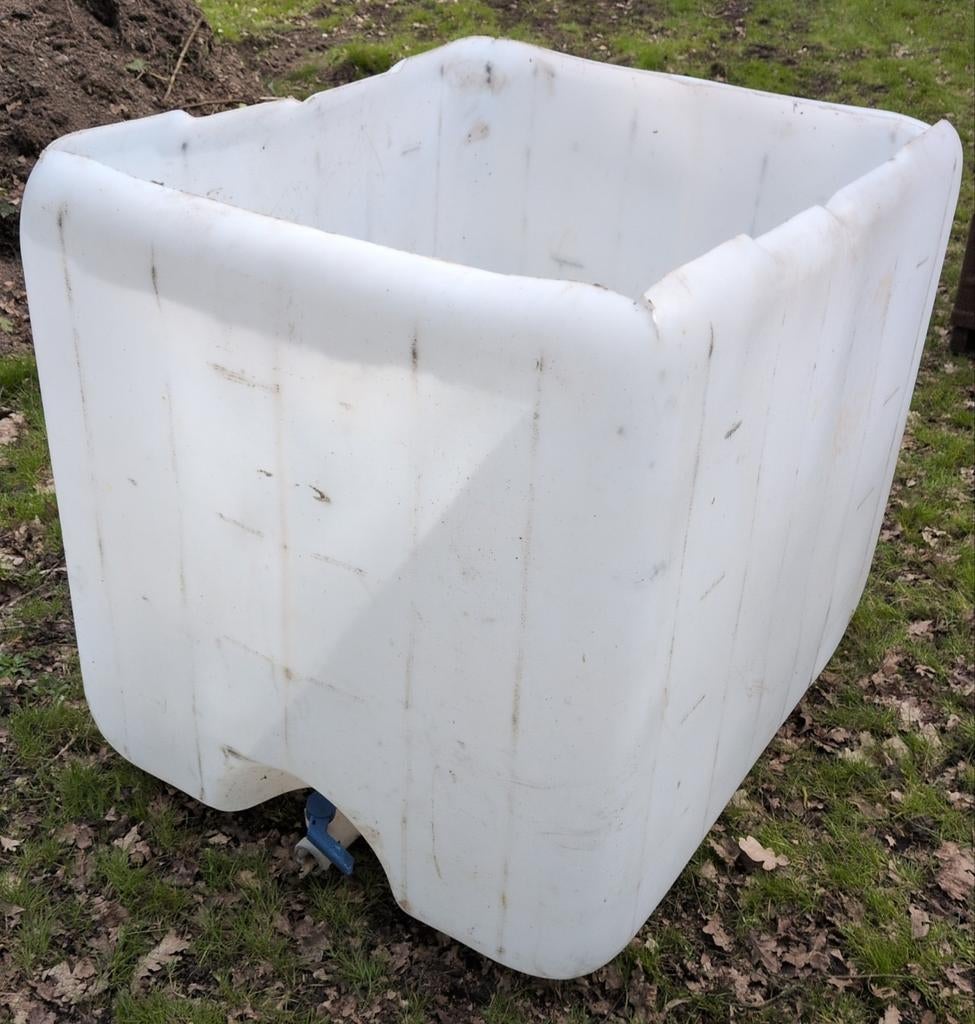 IBC vat, Tuin en Terras, Regentonnen, Ophalen, Gebruikt, Kunststof, Met kraantje