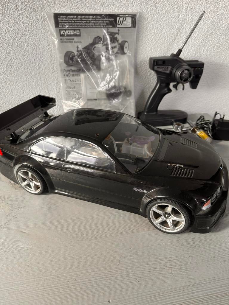 Kyosho Pure Ten Alpha 3 RC auto met afstandsbediening, Hobby en Vrije tijd, Modelbouw | Radiografisch | Auto's, Gebruikt, Ophalen of Verzenden
