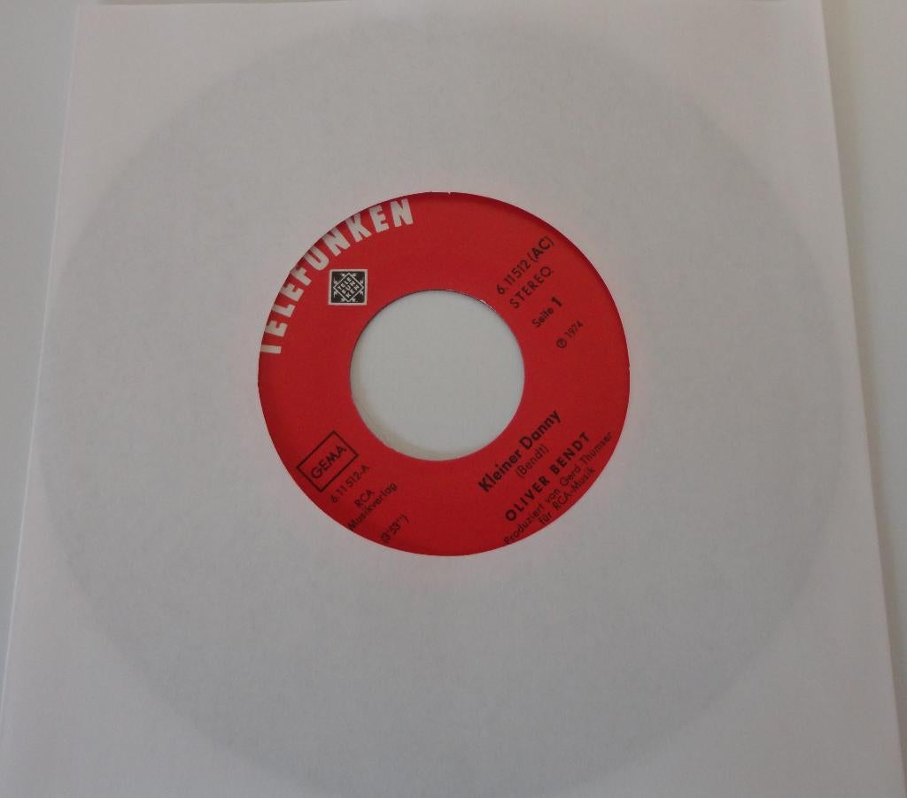 Oliver Bendt > Kleiner Danny, Gebruikt, Overige genres, 7 inch, Single
