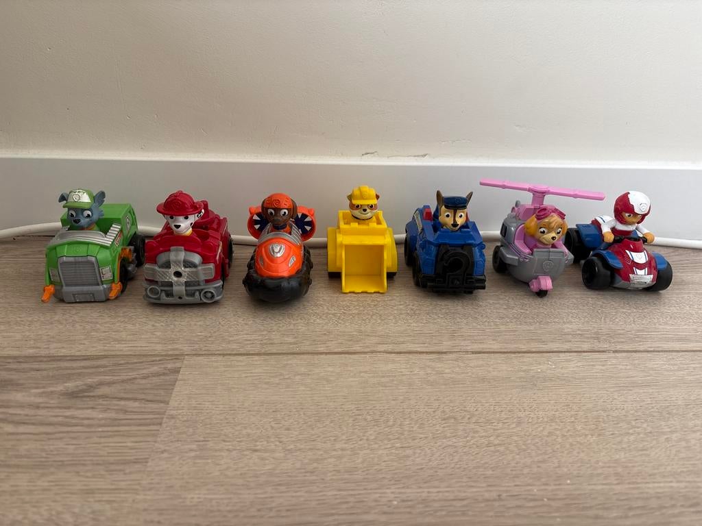 Paw Patrol auto’s, Kinderen en Baby's, Speelgoed | Speelgoedvoertuigen, Ophalen, Gebruikt