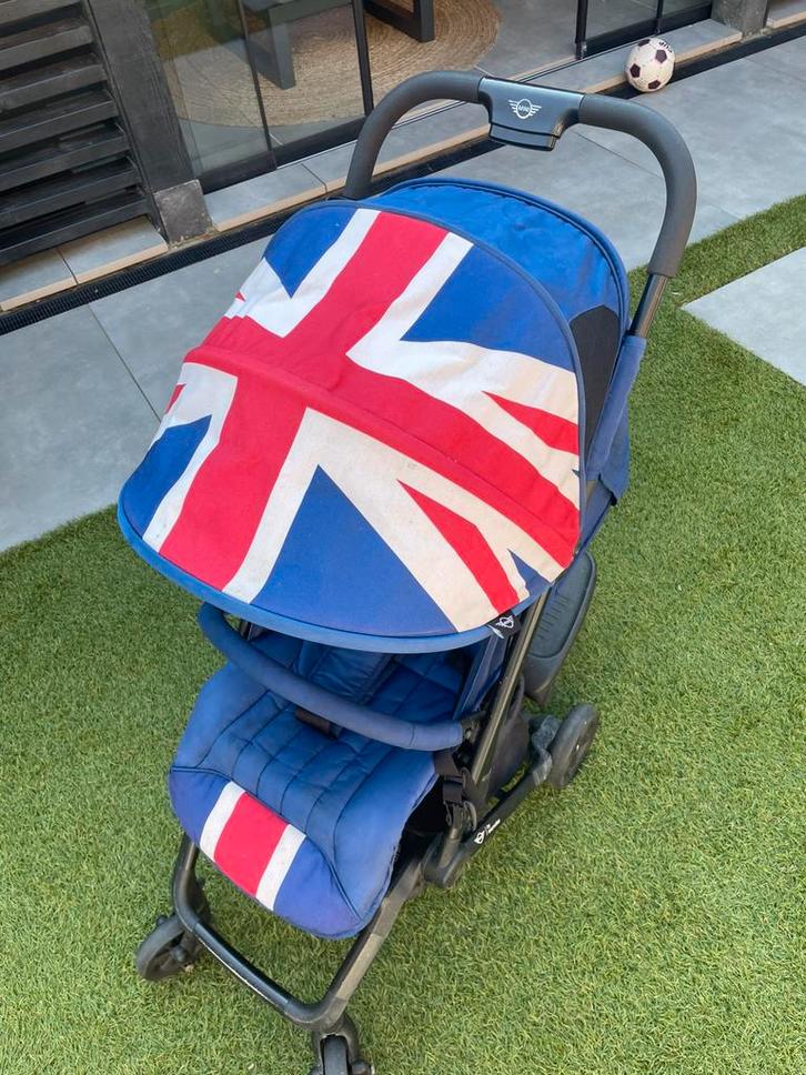 Easywalker MINI Buggy XS - Union Jack Classic, Kinderen en Baby's, Buggy's, Gebruikt, Overige merken, Regenhoes, Verstelbare rugleuning