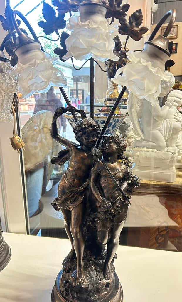 Mooie  oude engelen lampen, Antiek en Kunst, Ophalen