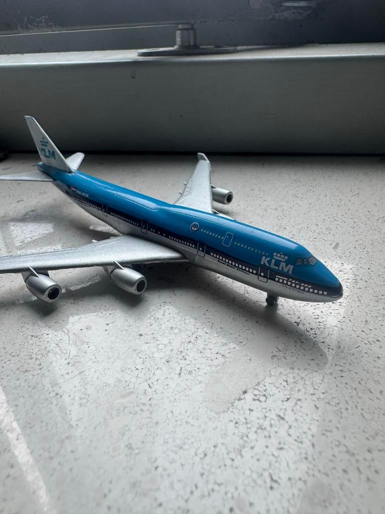 KLM schaalmodel vliegtuig Boeing 747 Shabak 921, Overige merken, Ophalen of Verzenden, Vliegtuig, Gebruikt