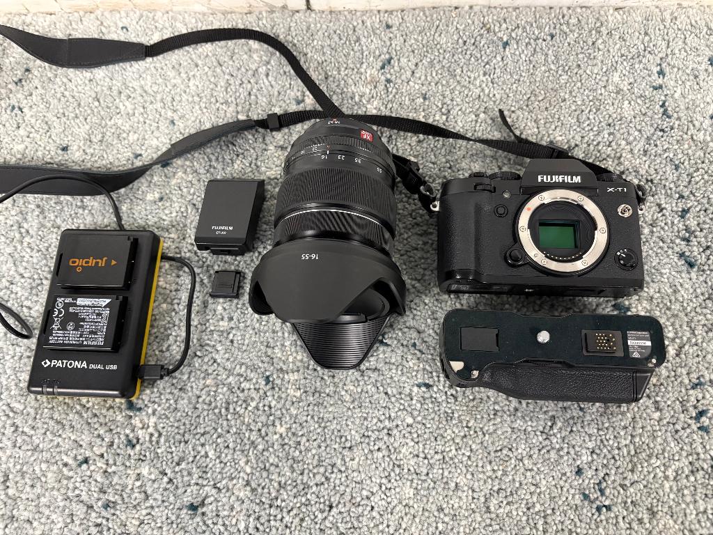 Fujifilm XF 16-55mm lens met X-T1 camera, Ophalen of Verzenden, Gebruikt, Standaardlens