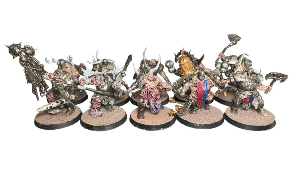 Warhammer AOS Maggotkin of Nurgle Putrid Blightkings (10), ., Warhammer, Ophalen of Verzenden, Zo goed als nieuw