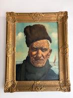 Olieverfschilderij: Volendamse visser door J. Vonk, Ophalen of Verzenden