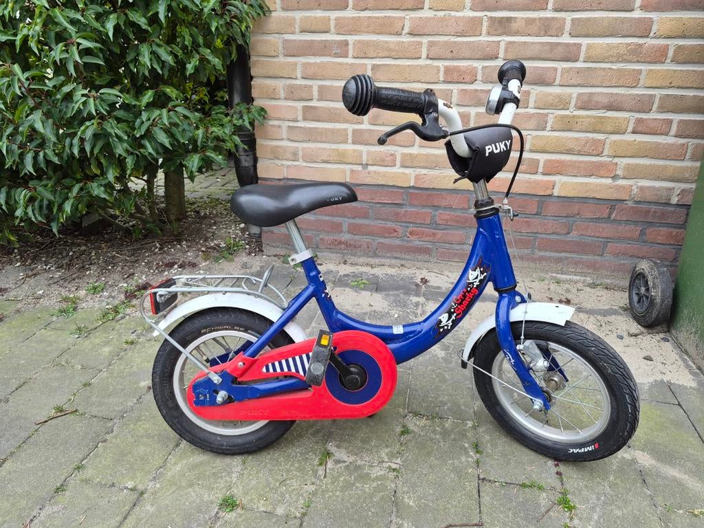 Puky Sharky kinderfiets 12 inch, Fietsen en Brommers, Fietsen | Kinderfietsjes, Ophalen, Gebruikt, Minder dan 16 inch, Puky