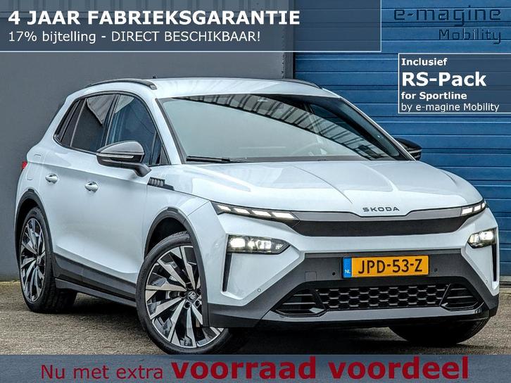 Skoda Elroq 85 Sportline Edition +RS-Pack +21inch +MatrixLED, Auto's, Skoda, Bedrijf, Te koop, Overige modellen, ABS, Achteruitrijcamera