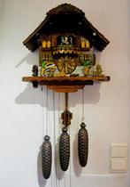 Grote koekoeksklok Schneider met muziek en animatie, Ophalen