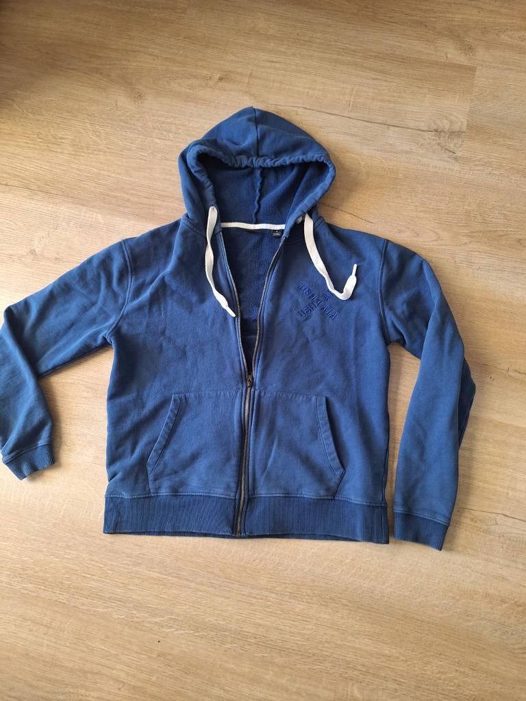 Ushuaia Ibiza hoodie met rits, maat S, Ushuaia ibiza, Blauw, Ophalen of Verzenden, Zo goed als nieuw