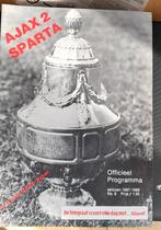 Ajax - Sparta 1987/1988 KNVB Beker, Verzamelen, Ophalen of Verzenden, Zo goed als nieuw, Ajax, Boek of Tijdschrift