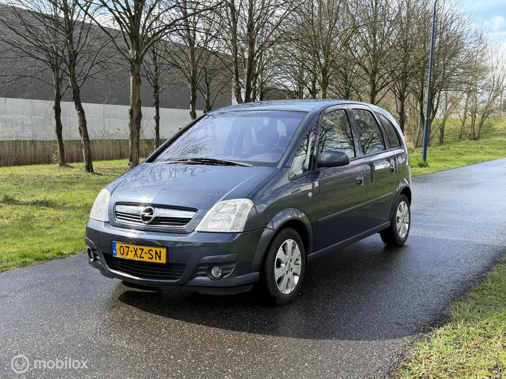 Opel Meriva 1.6-16V Temptation*DISTRIBUTIE VERV.*APK 01/27, Auto's, Voorwielaandrijving, Gebruikt, Zwart, 4 cilinders