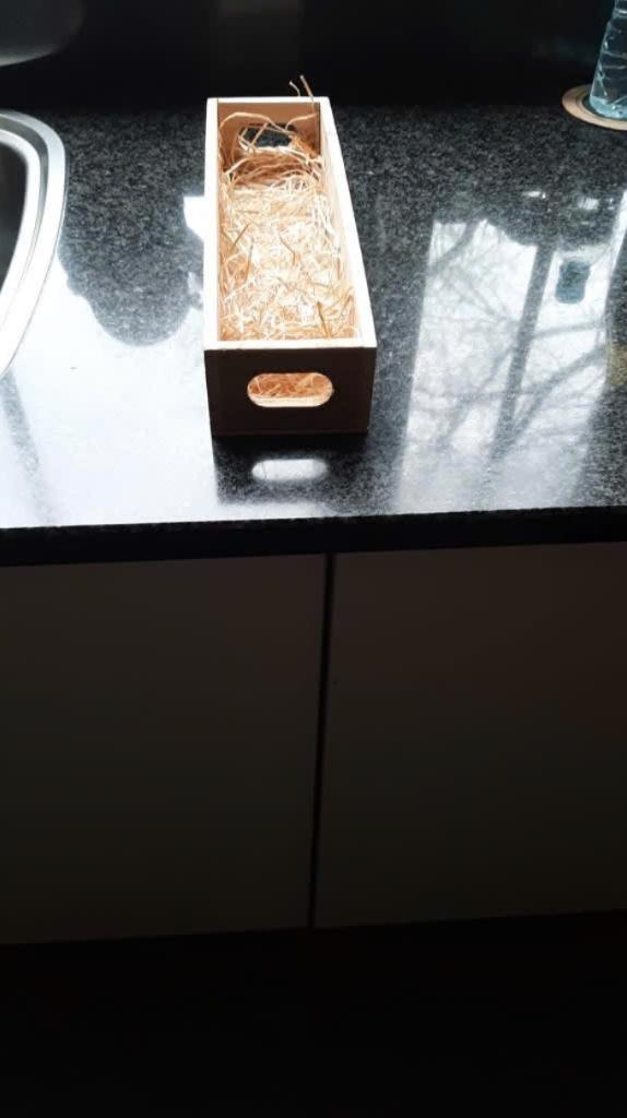 Wijnkist, Minder dan 50 cm, Ophalen of Verzenden, Minder dan 50 cm, Nieuw