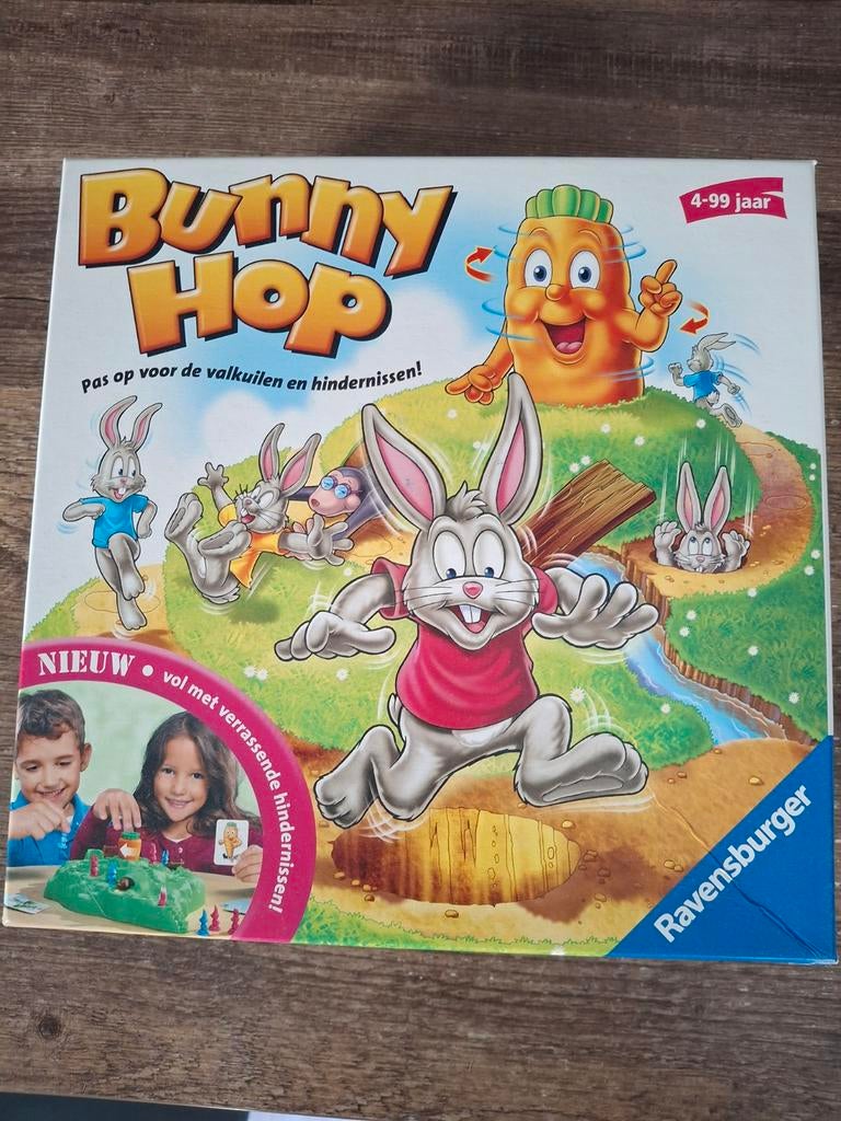 Bunny Hop Bordspel - Ravensburger, Een of twee spelers, Ophalen of Verzenden, Gebruikt, Ravensburger