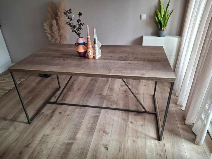 Eettafel van Haco 160x90cm, Huis en Inrichting, Tafels | Sidetables, Zo goed als nieuw, 25 tot 50 cm, 200 cm of meer, Rechthoekig