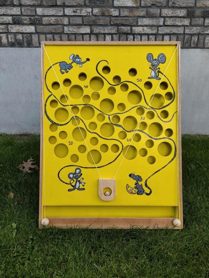 Verhuur van Oud Hollandse spellen ‘Gatenkaas’, Hobby en Vrije tijd, Feestartikelen | Verhuur, Gebruikt, Overige, Ophalen