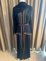 Abaya dubai blauw 036, Kleding | Dames, Overige typen, Blauw, Maat 42/44 (L), Nieuw