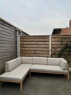 Tuinset - Houten Loungeset met Salontafel, Tuin en Terras, Tuinsets en Loungesets, Ophalen, 5 zitplaatsen, Gebruikt, Loungeset