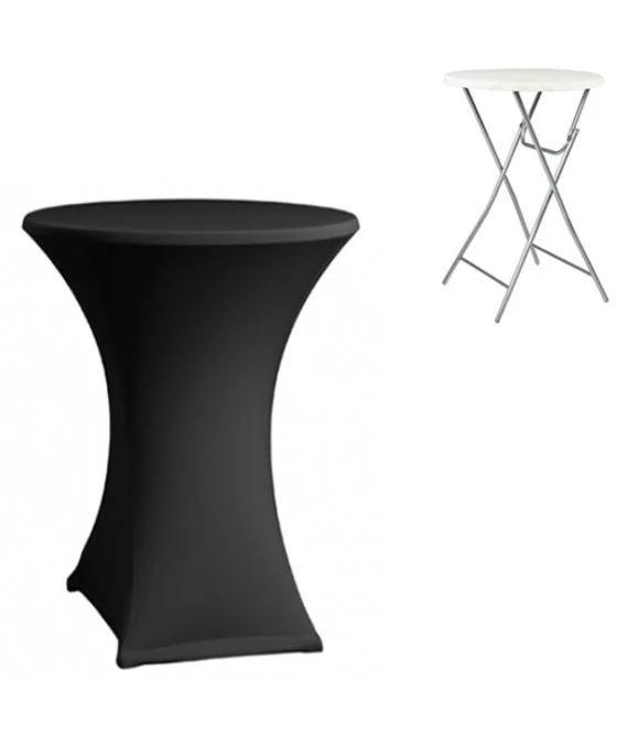 Statafel met afrokkleed in diverse kleuren, Huis en Inrichting, Tafels | Statafels, Gebruikt, Ophalen