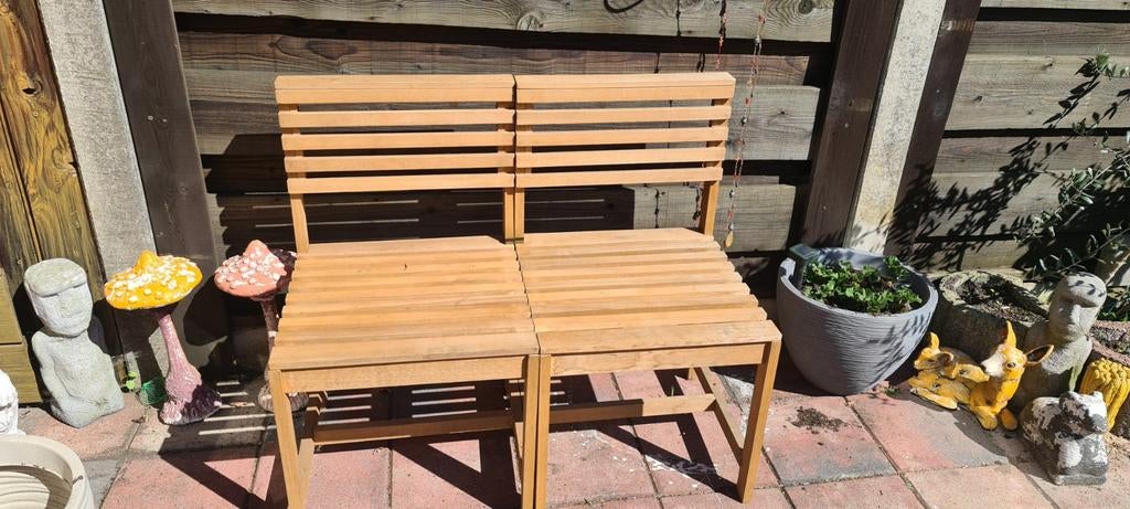 Tuin en terras stoel, Ophalen of Verzenden, Zo goed als nieuw, Stoel, 2 zitplaatsen