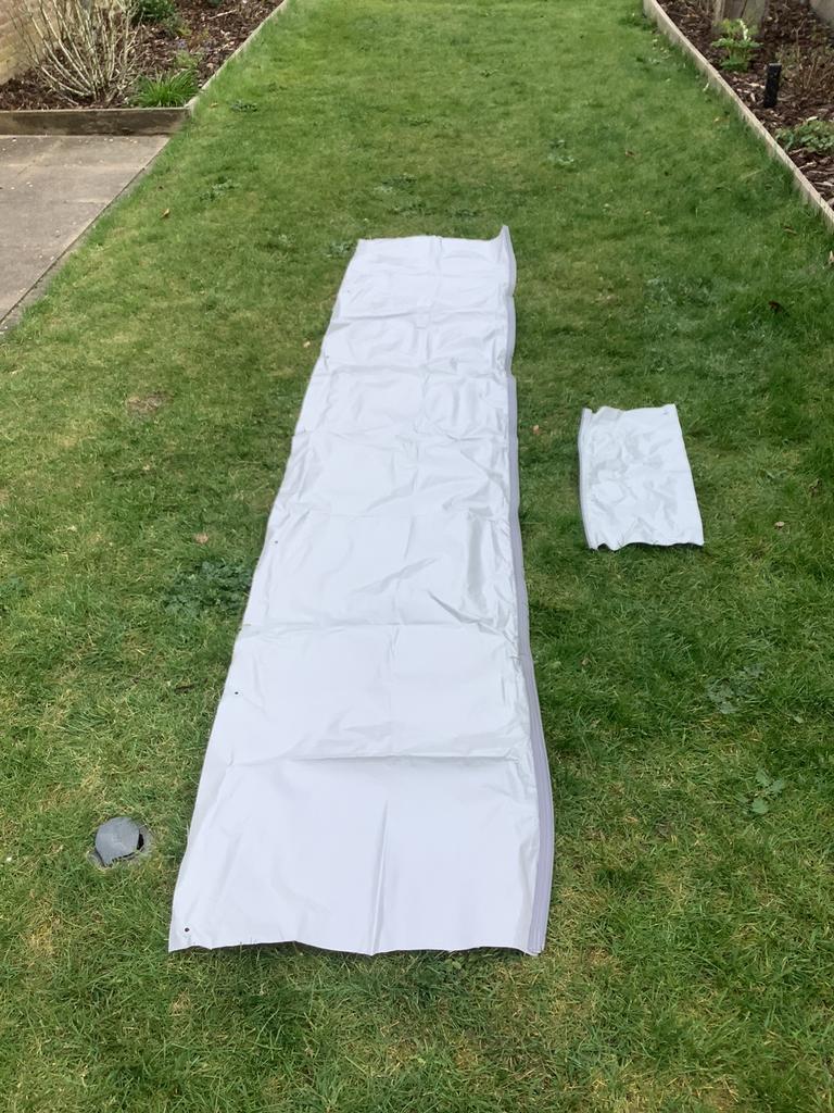 Tochtstrook + wielflap voor caravan of camper, Ophalen of Verzenden, Zo goed als nieuw