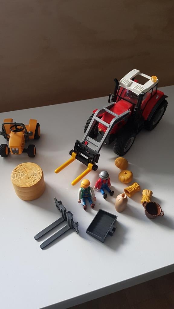 Playmobil tractor, Ophalen of Verzenden, Duplo