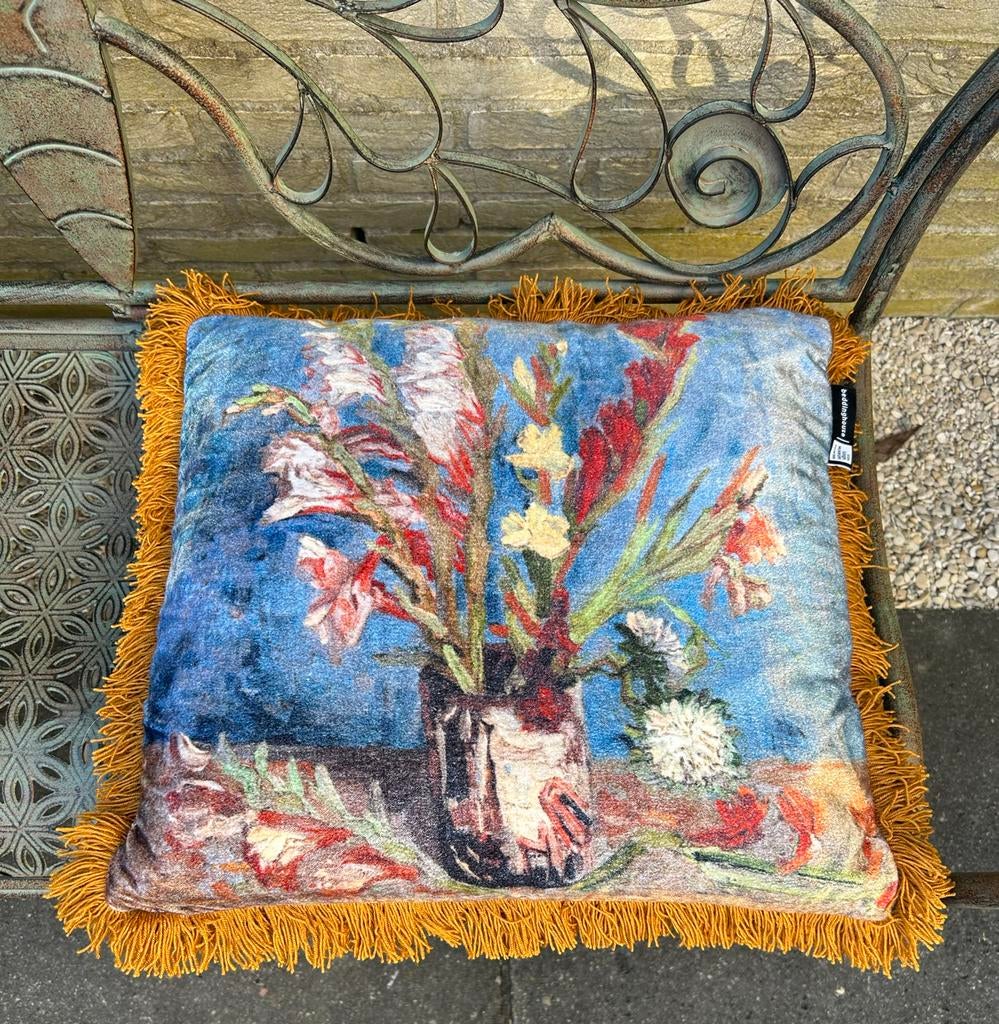 Beddinghouse Van Gogh 'Gladiolus' Sierkussen 45x45cm, Verzenden, Zo goed als nieuw, Overige kleuren, Vierkant