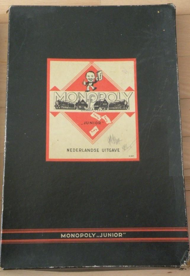 Monopoly junior 1941-1942. Oorlogsuitgave., Antiek en Kunst, Antiek | Speelgoed, Ophalen of Verzenden