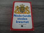 Nederlands steden kwartet uit 1965, Verzamelen, Speelkaarten, Jokers en Kwartetten, Ophalen of Verzenden, Zo goed als nieuw, Kwartet(ten)