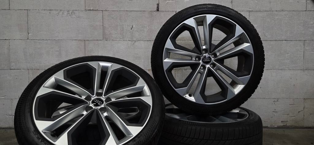 21" Audi Q5 SQ5 originele velgen Continental winterbanden, Auto-onderdelen, Banden en Velgen, Gebruikt, 255 mm, Banden en Velgen