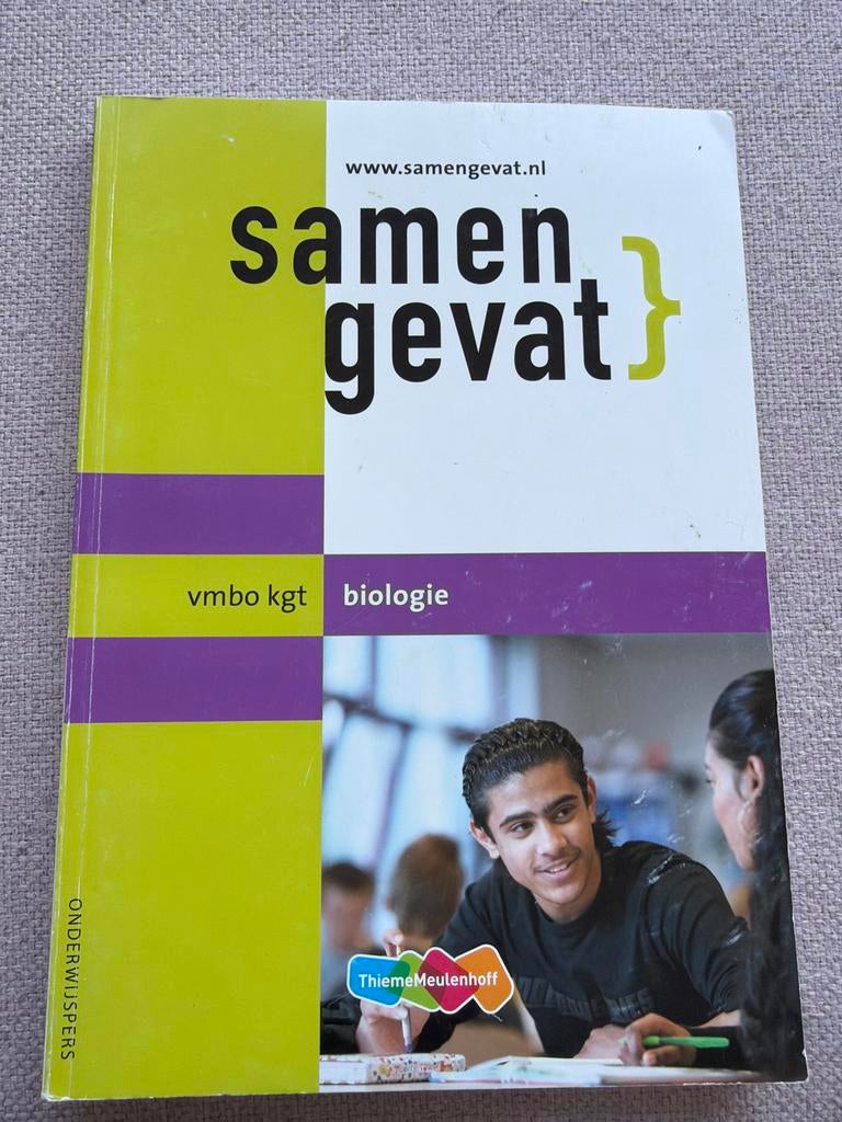Samengevat vmbo kgt biologie - ThiemeMeulenhoff, Ophalen, Zo goed als nieuw, VMBO, Biologie