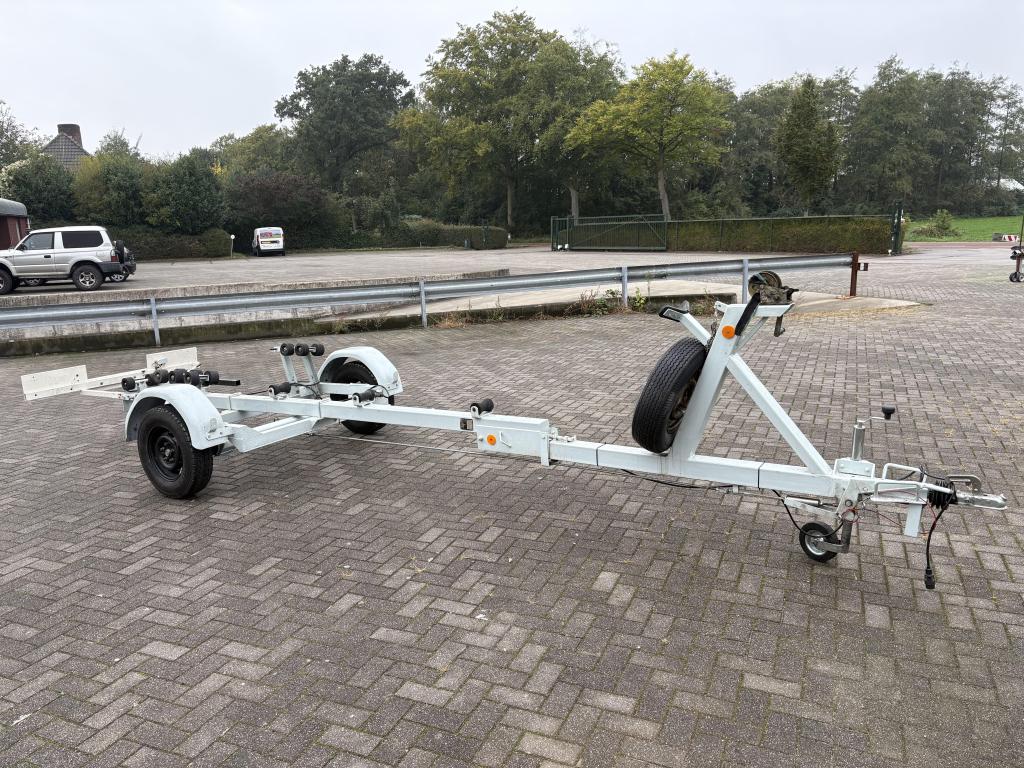 Riba boottrailer 650x190 1200 kg bj 1975 kantelbaar trailer, Gebruikt