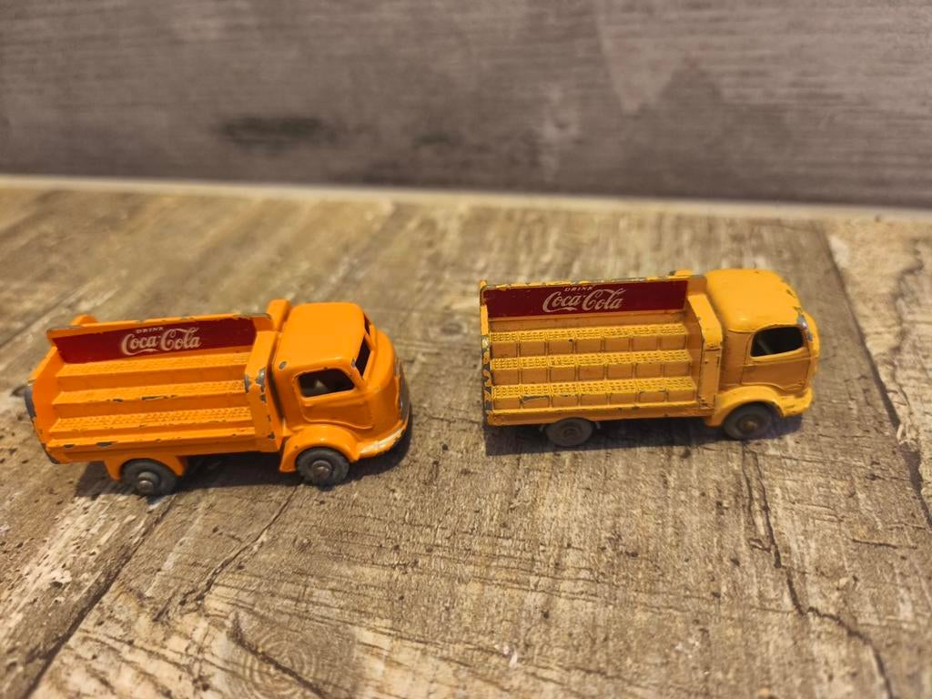 Matchbox Lesney  Coca-Cola geel en oranje, Ophalen of Verzenden, Gebruikt, Bus of Vrachtwagen, Lesney
