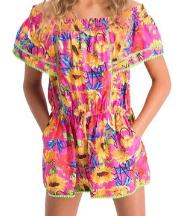 Vingino Pierette jumpsuit roze maat 122/128, Kinderen en Baby's, Kinderkleding | Maat 122, Meisje, Ophalen of Verzenden, Zo goed als nieuw