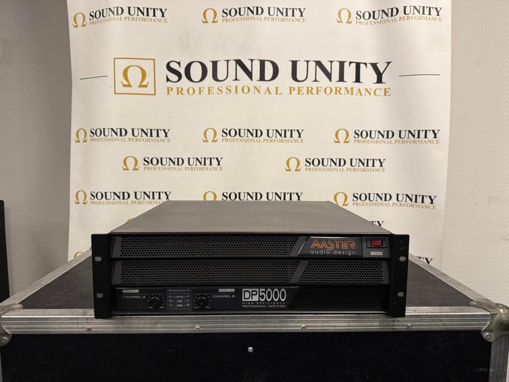 Master Audio DP5000 2x1750W/4ohm, Audio, Tv en Foto, Luidsprekers, Zo goed als nieuw, 120 watt of meer, Front, Rear of Stereo speakers