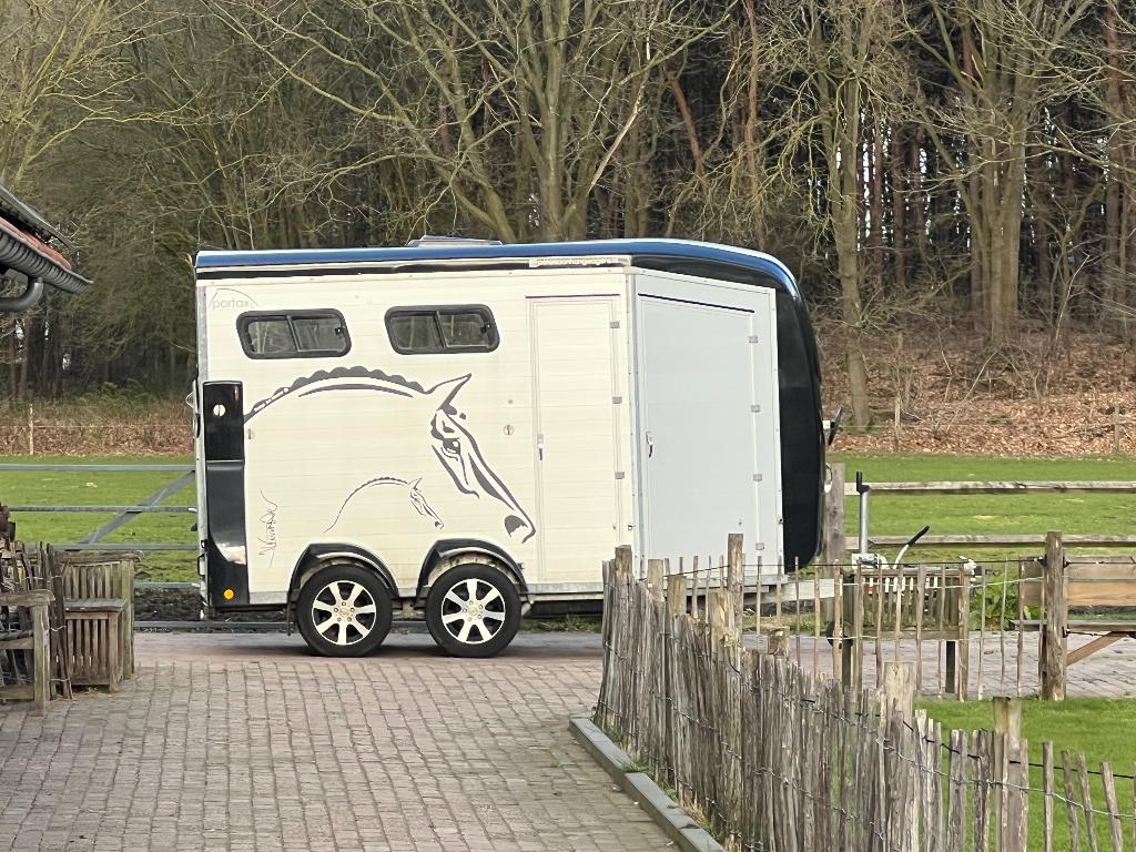 Böckmann Big Portax WCF gebruikt, Dieren en Toebehoren, Ophalen, Zo goed als nieuw, Aluminium, 2-paards trailer