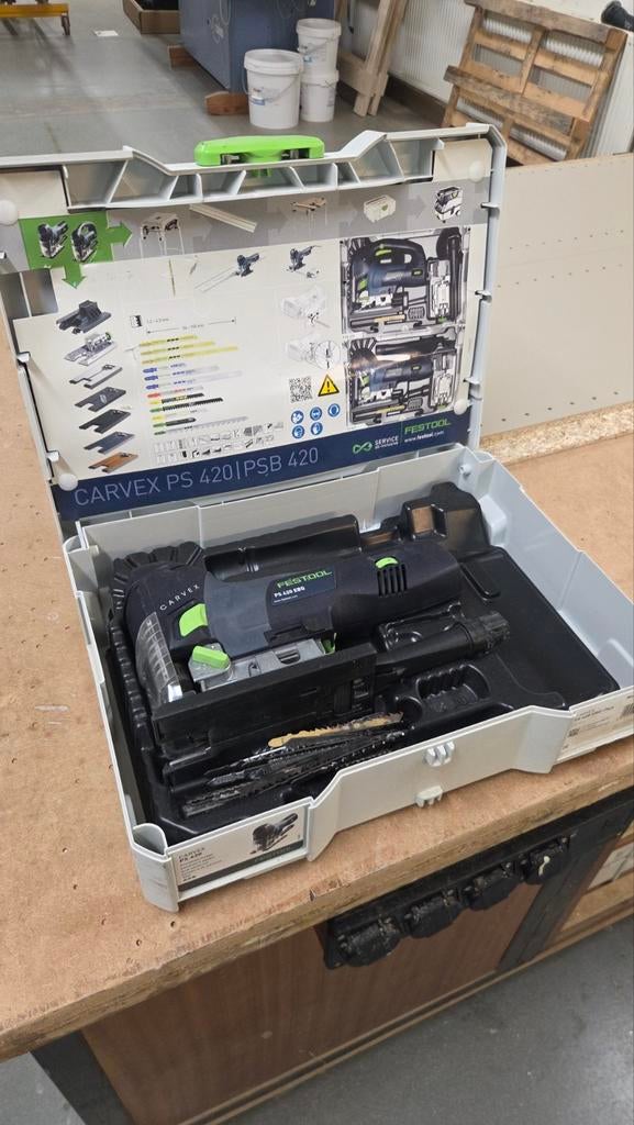 Festool decoupeerzaag PS 420 EBQ-plus, Doe-het-zelf en Verbouw, Gereedschap | Zaagmachines, Ophalen of Verzenden