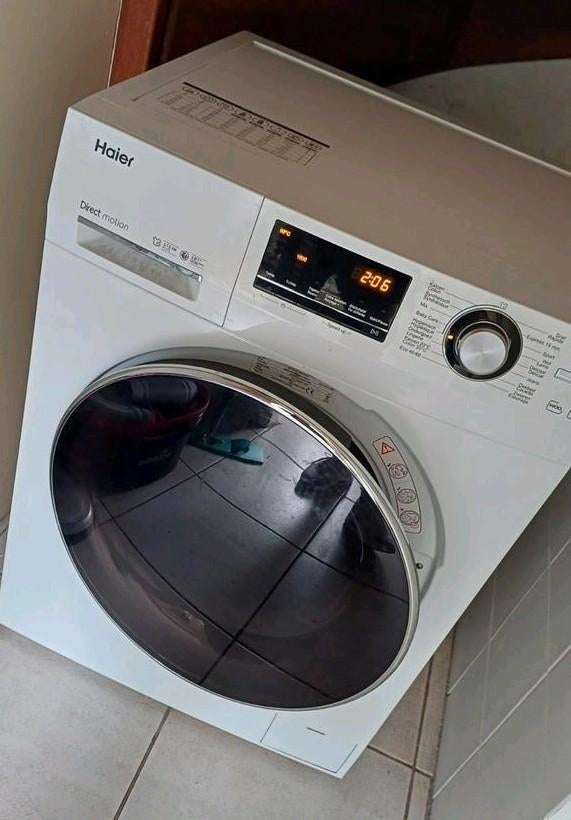 Haier wasmachine, Ophalen, Gebruikt, Voorlader, 85 tot 90 cm