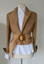 Mark by Pauw jasje/ bolero 100% zijde 42, Bruin, Verzenden, Maat 42/44 (L), Zo goed als nieuw