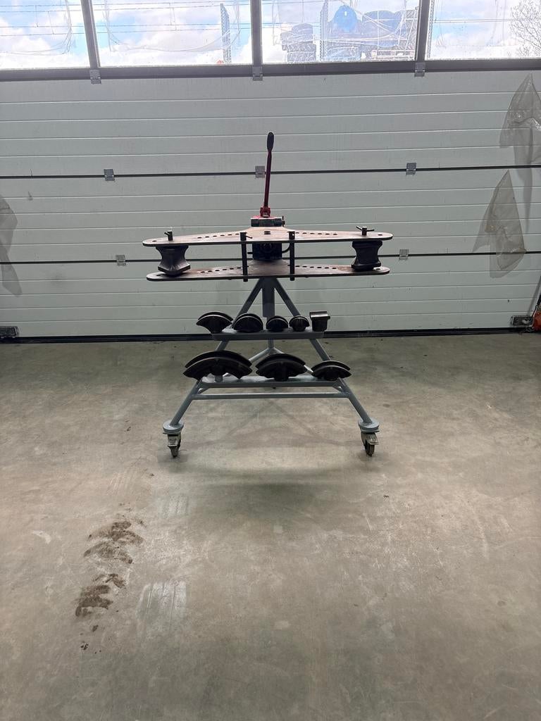 Ridgid pijpenbuiger met diverse mallen, Doe-het-zelf en Verbouw, Gereedschap | Handgereedschap, Ophalen, Gebruikt