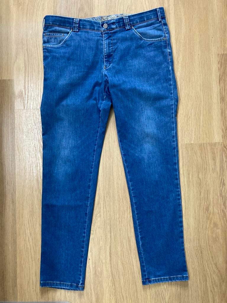 Meyer Chino - Dublin - L - Blauw - Gr. 25 - Made in Europe, Maat 52/54 (L), Blauw, Meyer, Ophalen of Verzenden