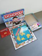 Monopoly wereldreis, bordspel, Een of twee spelers, Ophalen of Verzenden, Zo goed als nieuw
