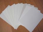 10 vellen apart karton A5 - zacht geel, Ophalen of Verzenden, Nieuw, Overige thema's, Blanco kaart of Basiskaart