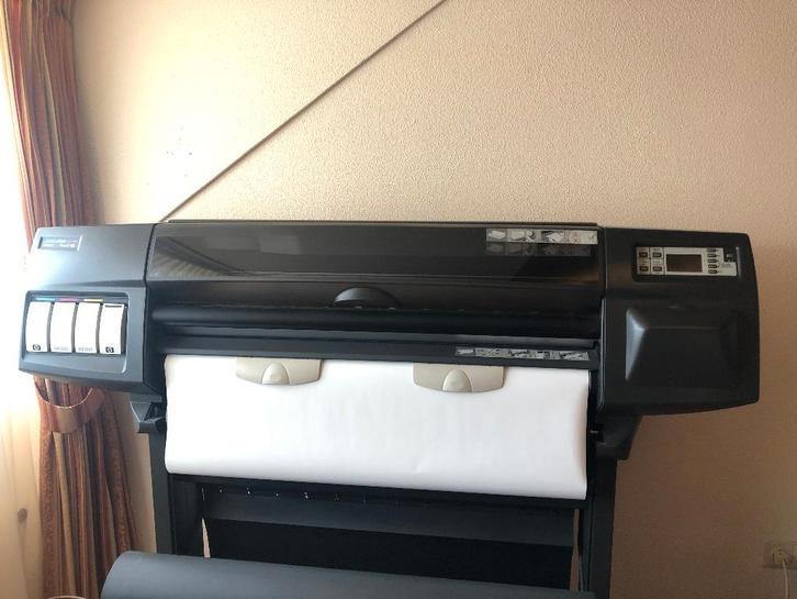 HP DesignJet 1050C, Computers en Software, Printers, Gebruikt, Fotoprinter, Inkjetprinter, Kleur printen, Zwart-en-wit printen