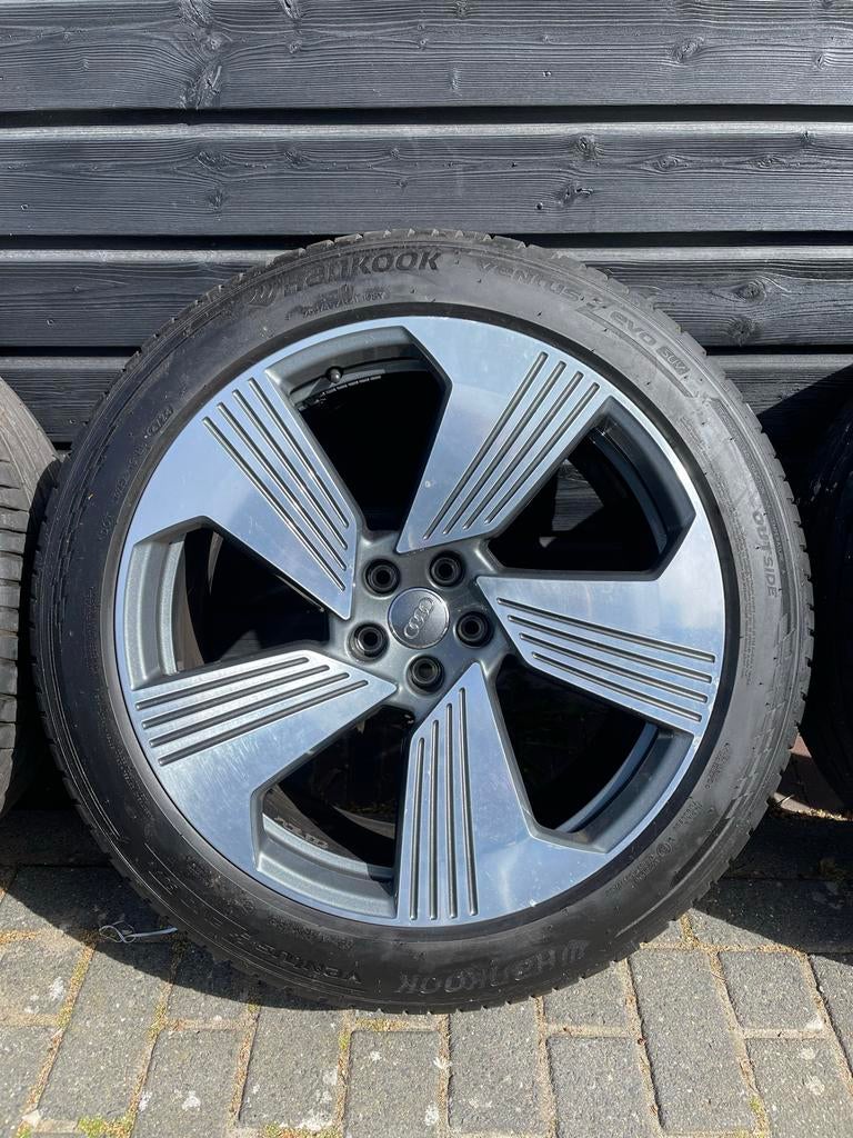 21 inch Audi E-tron velgen, Auto-onderdelen, Banden en Velgen, Ophalen, Gebruikt, 265 mm, Banden en Velgen