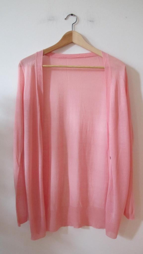 Pink cardigan, Ophalen of Verzenden, Zo goed als nieuw, Maat 36 (S), Roze