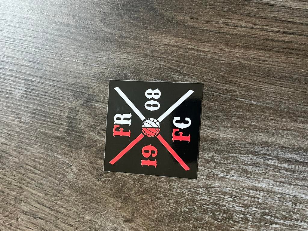 Feyenoord Sticker - FR FC 1908 Voetbal Fan Sticker, Ophalen of Verzenden, Nieuw, Sport