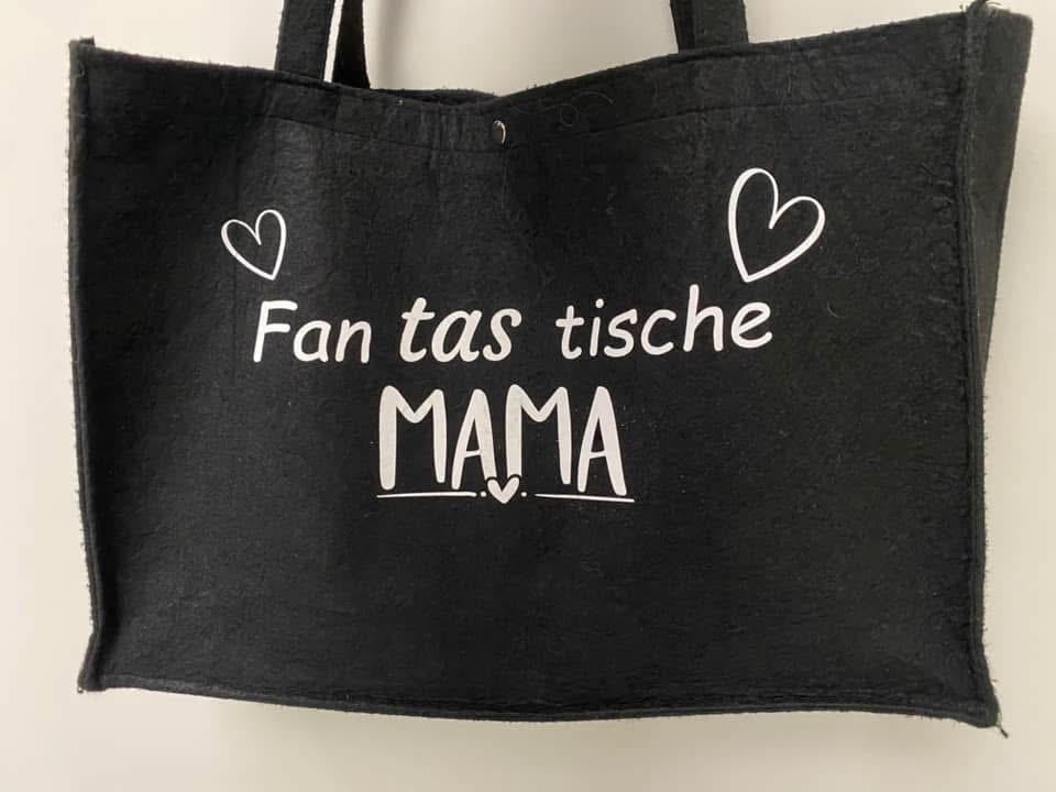 Vilten shopper ( leuk voor moederdag ), Ophalen of Verzenden, Nieuw, Zwart, Overige merken