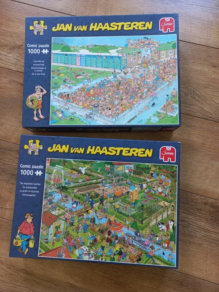 Jan van Haasteren puzzels 1000 stukjes., Ophalen of Verzenden, 500 t/m 1500 stukjes, Zo goed als nieuw